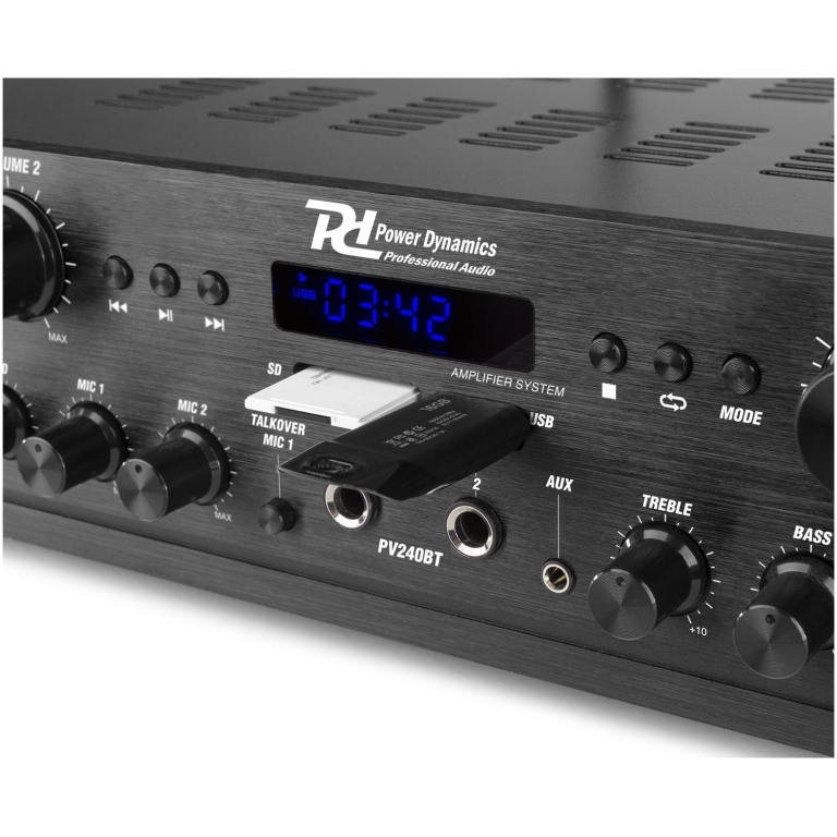 Amplificator Power Dynamics PV240BT, 4x100W, multiroom, 