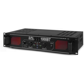 Skytec SPL 1000BT, Amplificator audio 2x500W, Eq, bluetooth