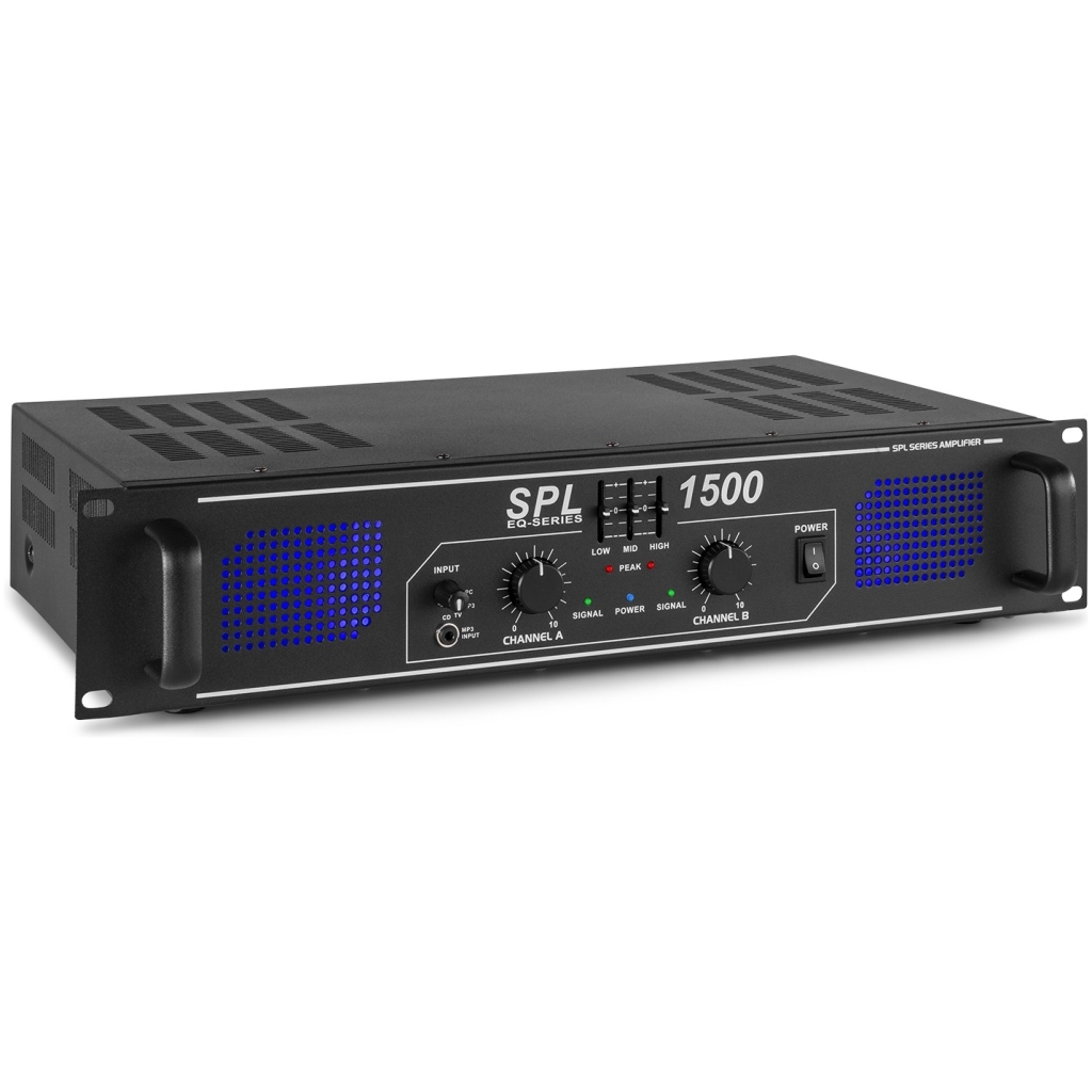 Amplificator Skytec SPL 1500, 2x750W, Eq