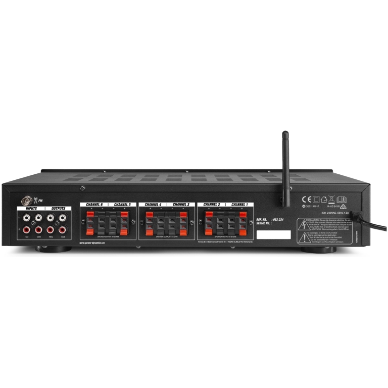 Amplificator audio Power Dynamics PV260BT 6 iesiri , 6x100W