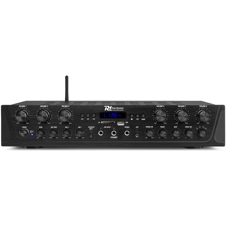 Amplificator audio Power Dynamics PV260BT 6 iesiri , 6x100W