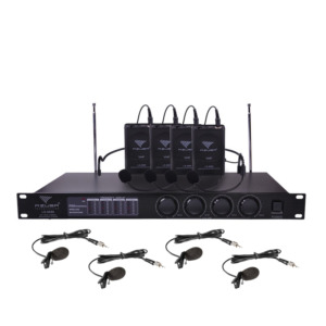 Set 4 Microfoane Wireless Lavier Headset  AZUSA LS-888 