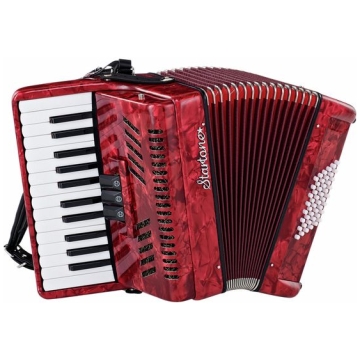 Acordeon Startone 48 Basi Rosu, Maja 48 Red