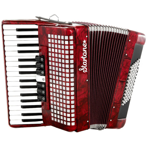 Acordeon Startone Piano 72 Red