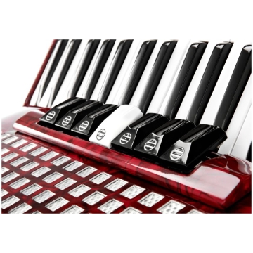 Acordeon Startone Piano 72 Red