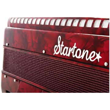 Acordeon Startone Piano 72 Red