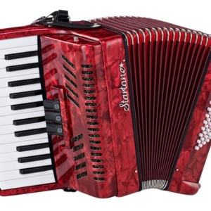 Acordeon Startone Piano Accordion 48 Red MKII