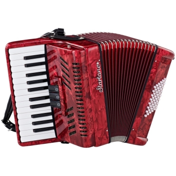 Acordeon Startone Piano Accordion 48 Red MKII