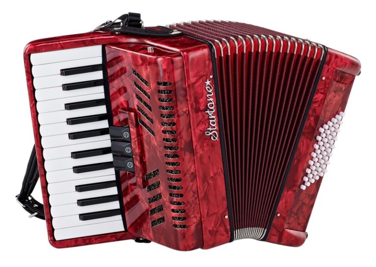 Acordeon Startone Piano Accordion 48 Red MKII