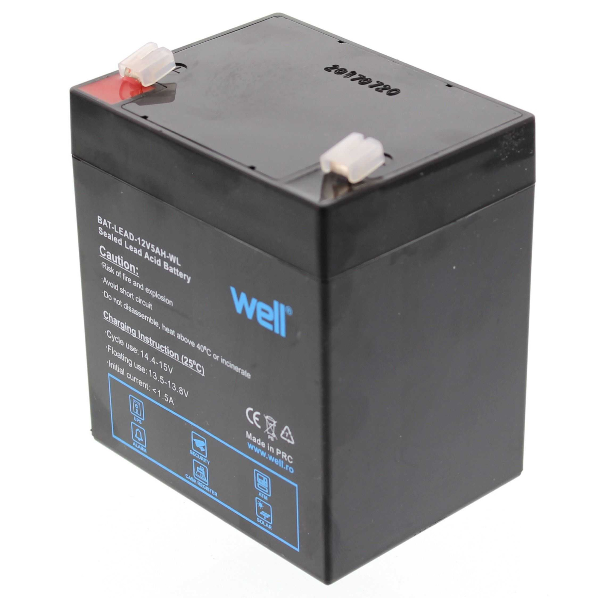 Acumulator plumb acid Well 12V 5AH