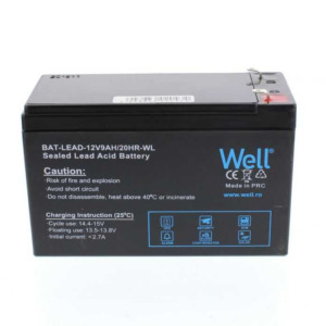 Acumulator plumb acid Well 12V 9AH