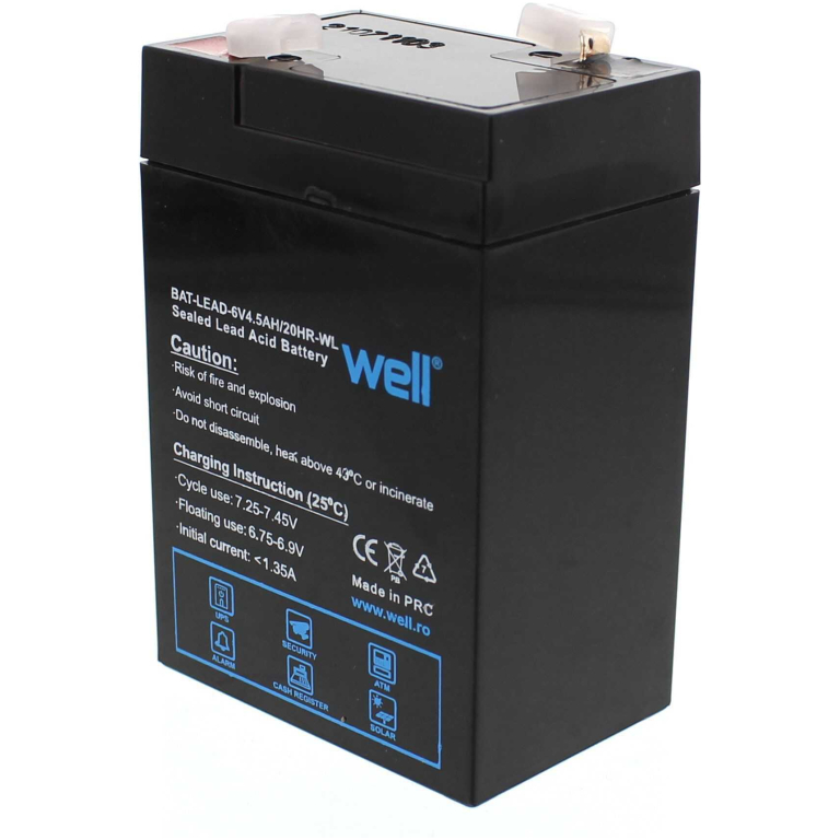 Acumulator plumb acid Well 6V 4.5AH