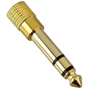 Adaptor Jack 6.3 tata la jack 3.5 mama stereo,Gold