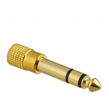 Adaptor Jack 6.3 tata la jack 3.5 mama stereo,Gold