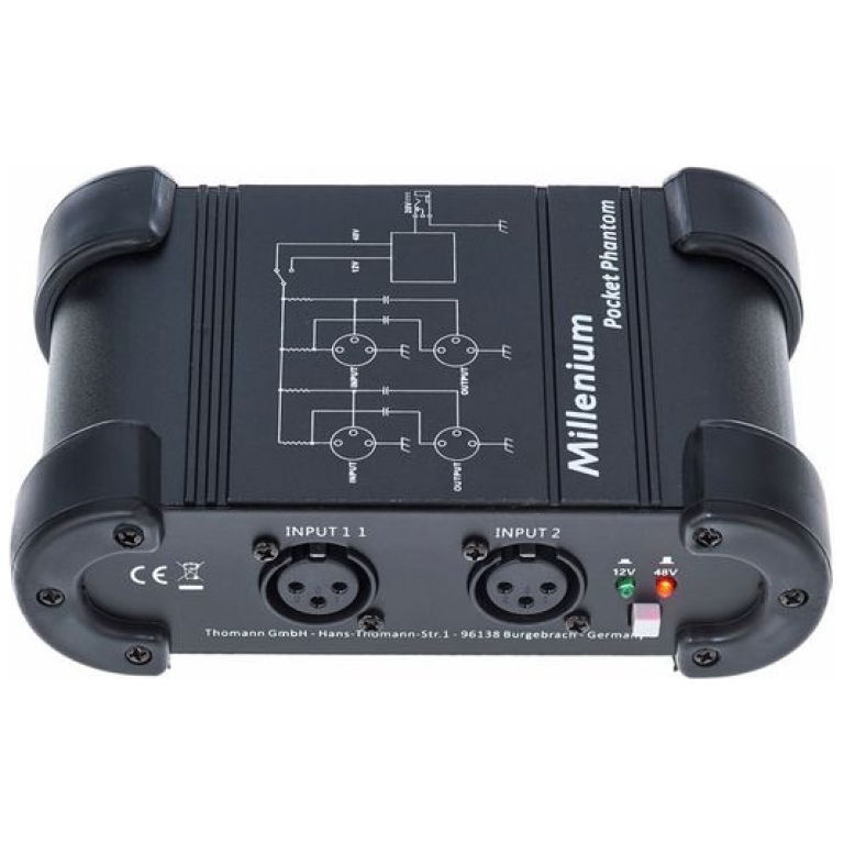 Alimentator Phantom Power Millenium Pocket Phantom