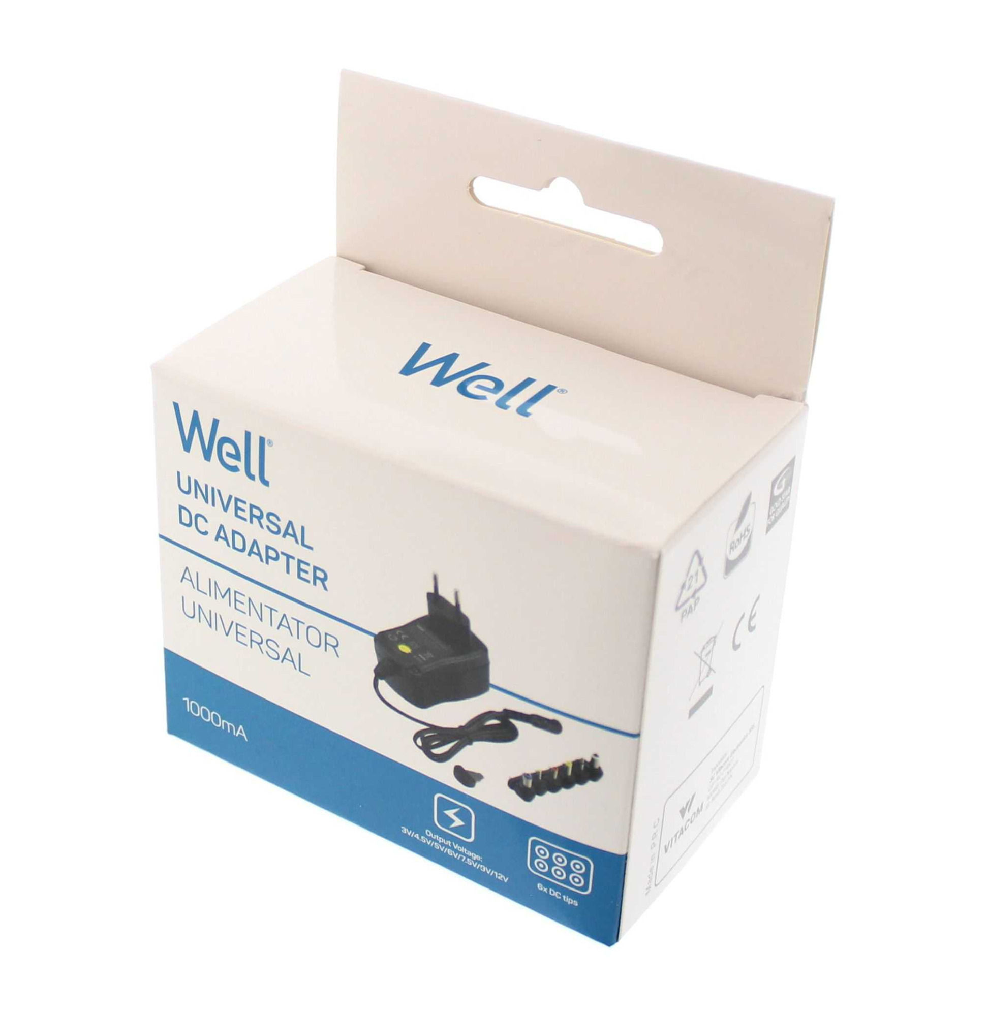 Alimentator universal in comutatie Well 1000mA