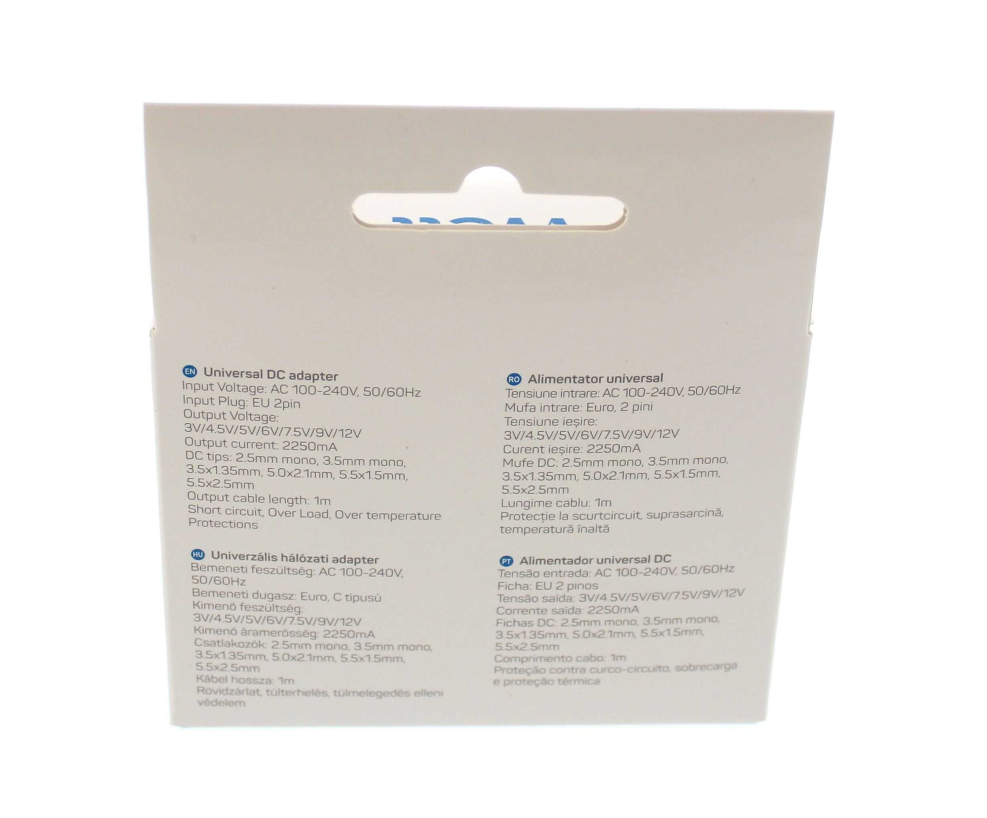 Alimentator universal in comutatie Well 2250mA