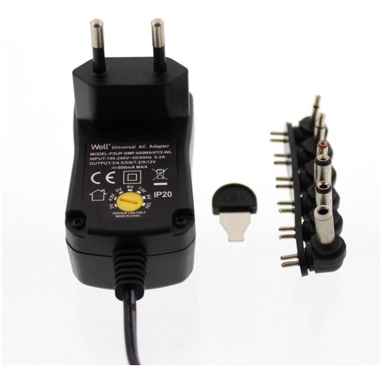 Alimentator universal in comutatie Well 600mA