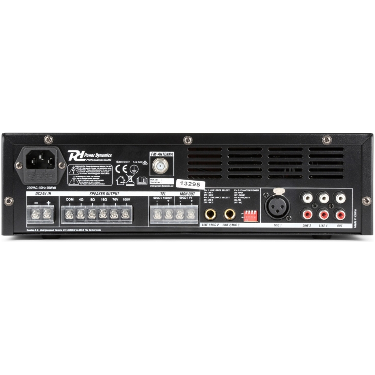 Amplificator 100V Power Dynamics PBA30, bluetooth, FM, 30W