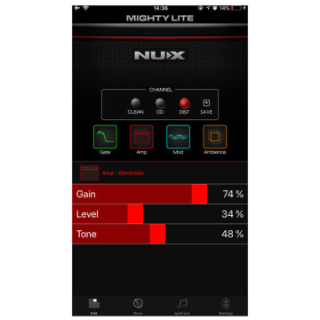 Amplificator chitara electrica portabil Nux MightyLite BT