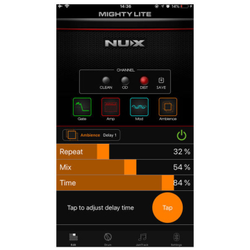 Amplificator chitara electrica portabil Nux MightyLite BT