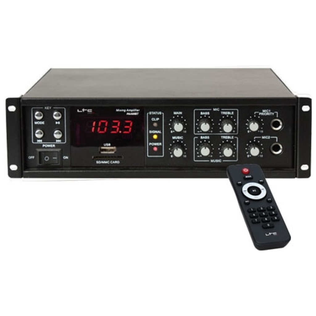 Amplificator instalatii 100V PAA80 BT, bluetooth, USB, FM