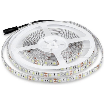 Banda LED V-TAC VT-5050 Alb Cald,60 LED pe metru, de exterior