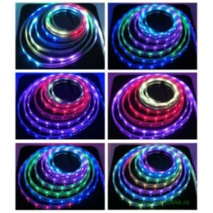 Banda LED SK6812 RGBW Pixel Strip IP67 12V