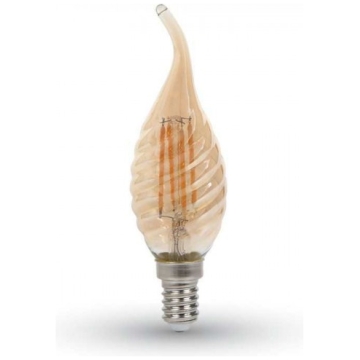 Bec Filament LED Lumanare V-TAC VT-1947, Alb Cald