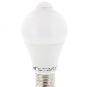 Bec LED cu Senzor de Miscare WELL 10W E27, Alb Rece
