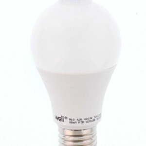 Bec LED cu Senzor de Miscare WELL 12W E27, Alb Neutru