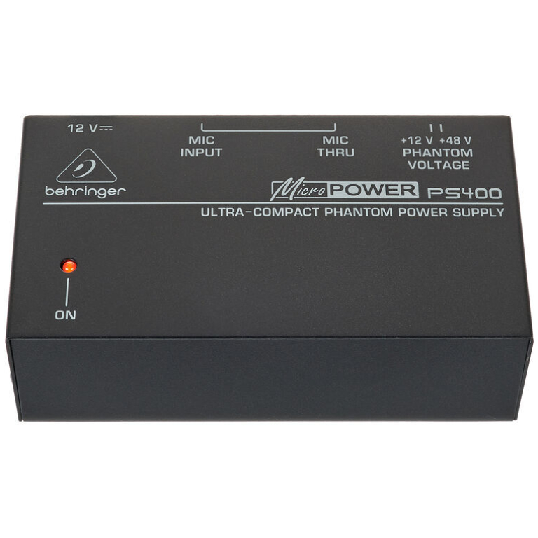 Behringer PS400, Alimentare microfon phantom power