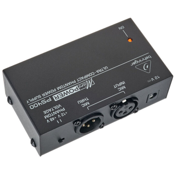 Behringer PS400, Alimentare microfon phantom power