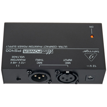 Behringer PS400, Alimentare microfon phantom power