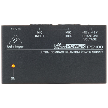 Behringer PS400, Alimentare microfon phantom power