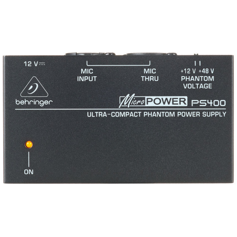 Behringer PS400, Alimentare microfon phantom power