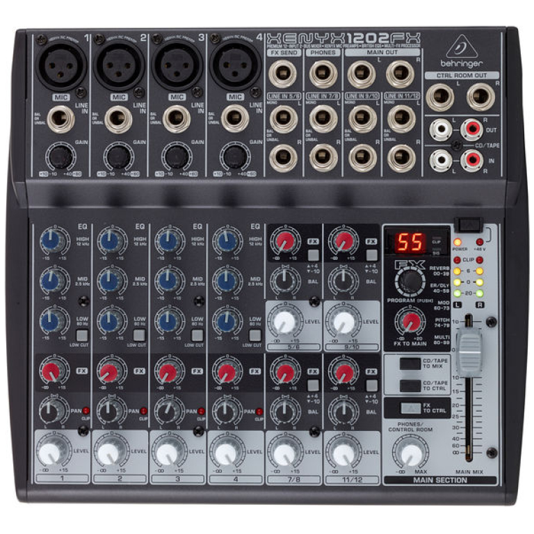 Mixer Audio Behringer Xenyx 1202FX