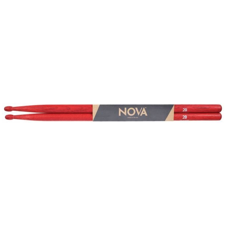 Bete Tobe Vic Firth 2BR Nova Hickory Wood Tip Red