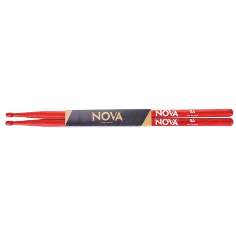 Bete Tobe Vic Firth 5AR Nova Hickory Red Wood Tip