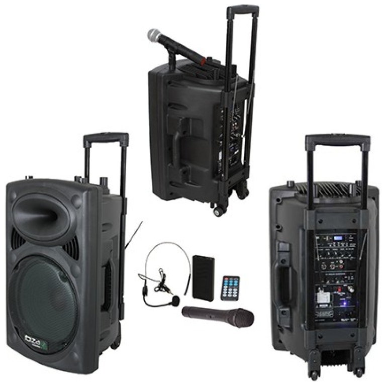 Boxa Portabila Ibiza Port 12 VHF Bluetooth