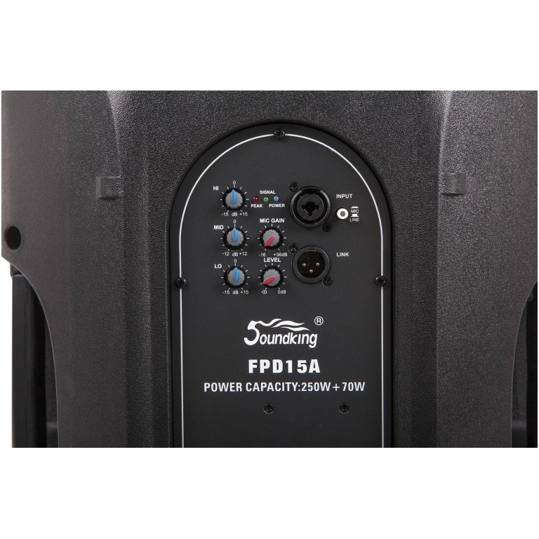Soundking FPD15A, Boxa activa biamplificata