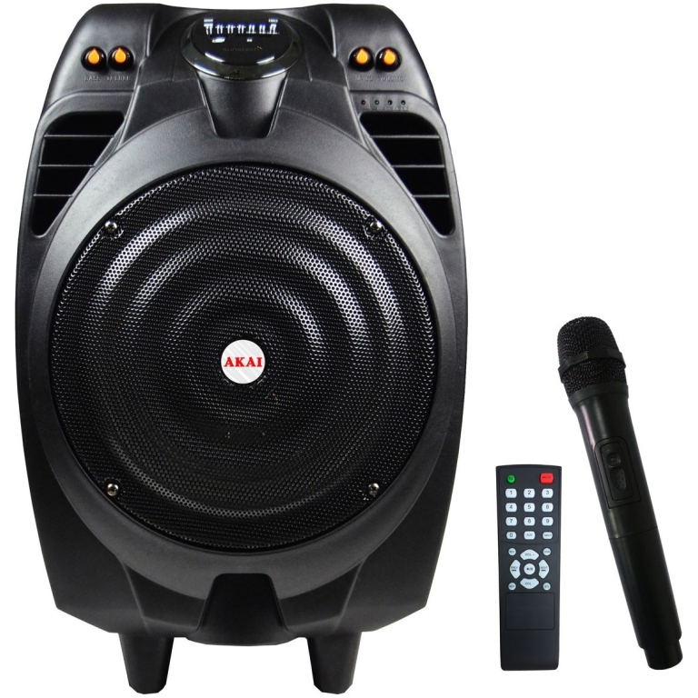 Boxa portabila Akai SS023A-X10, bluetooth, microfon wireless