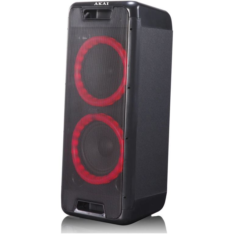 Boxa portabila activa AKAI DJ-880, Bluetooth 4.2, 100W, FM radio