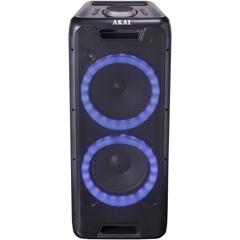 Boxa portabila activa AKAI DJ-880, Bluetooth 4.2, 100W, FM radio