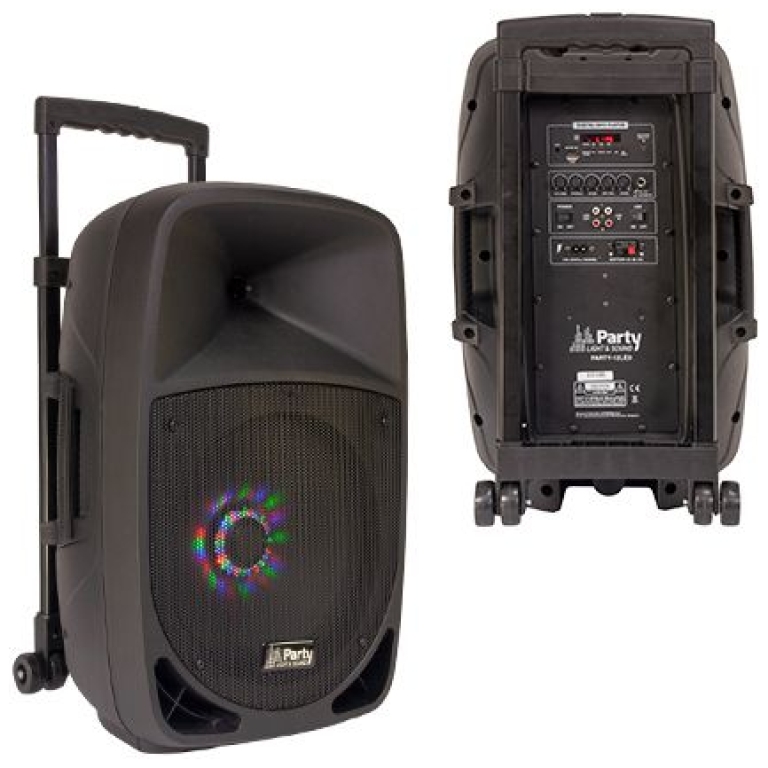 Boxa portabila cu leduri Party-12LED