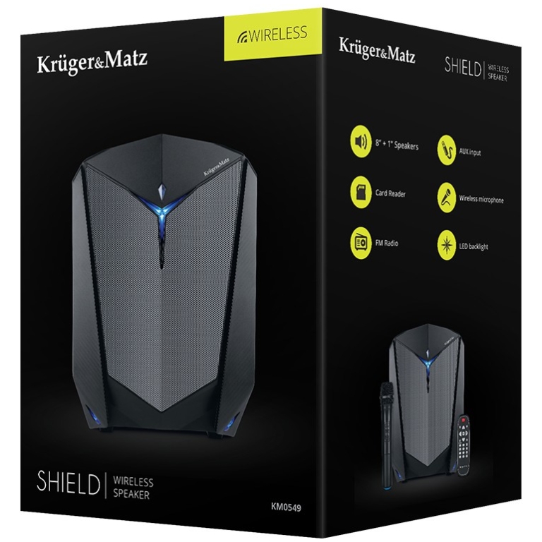 Boxa portabila cu microfon Shield Kruger Matz