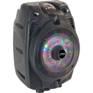 Boxa portabila iluminata led Party-6LED, bluetooth, USB, SD