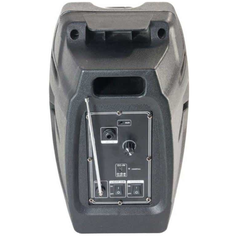 Boxa portabila iluminata led Party-6LED, bluetooth, USB, SD