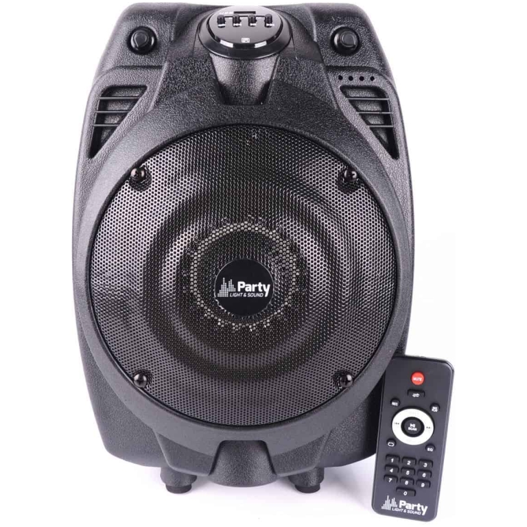 Boxa portabila iluminata led Party-6LED, bluetooth, USB, SD