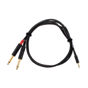 Cordial CFY 1.5 WPP, Cablu jack 3.5 la 2 jack 6.3 